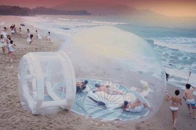 瑶海充气球形帐篷